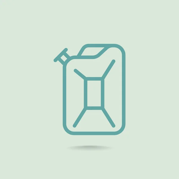 Petrol Jerrycan icon — Stock Vector