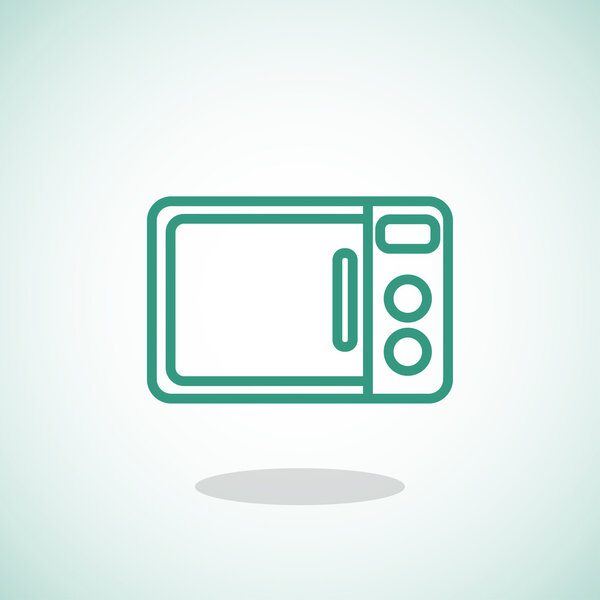 Microwave oven icon
