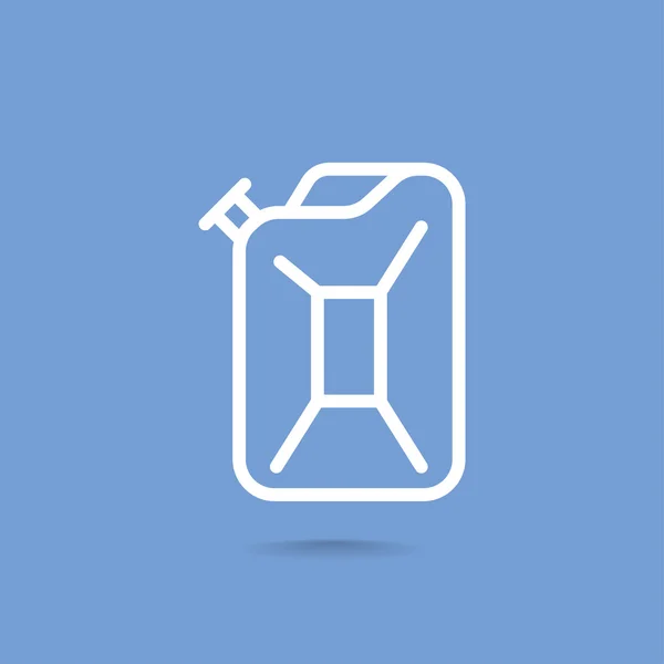 Pictogram van de Jerrycan benzine — Stockvector