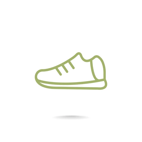 Icône chaussure de sport — Image vectorielle