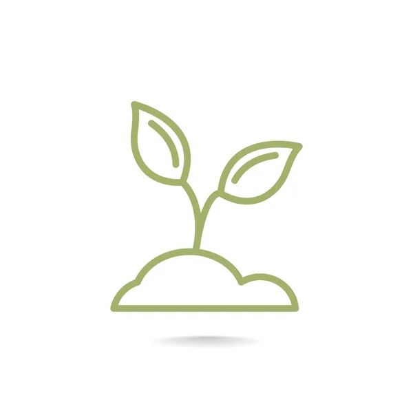 Plant sprout icon — Stock Vector