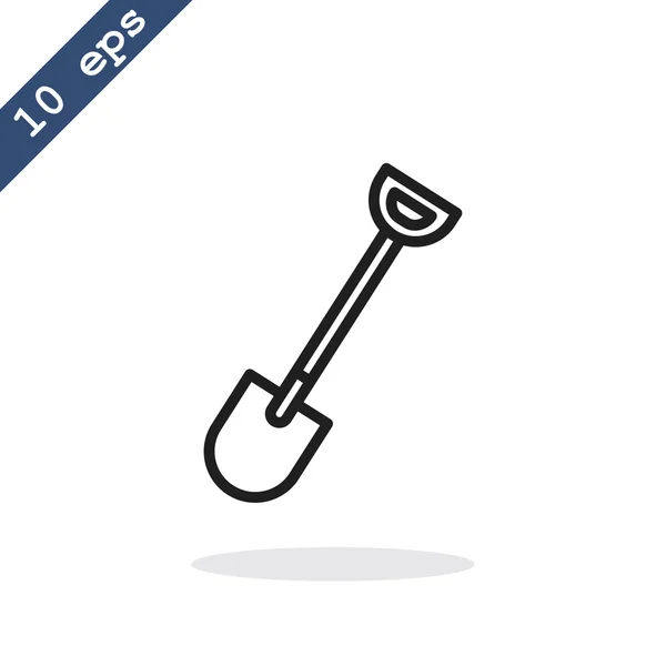 Spade or shovel icon — Stock Vector