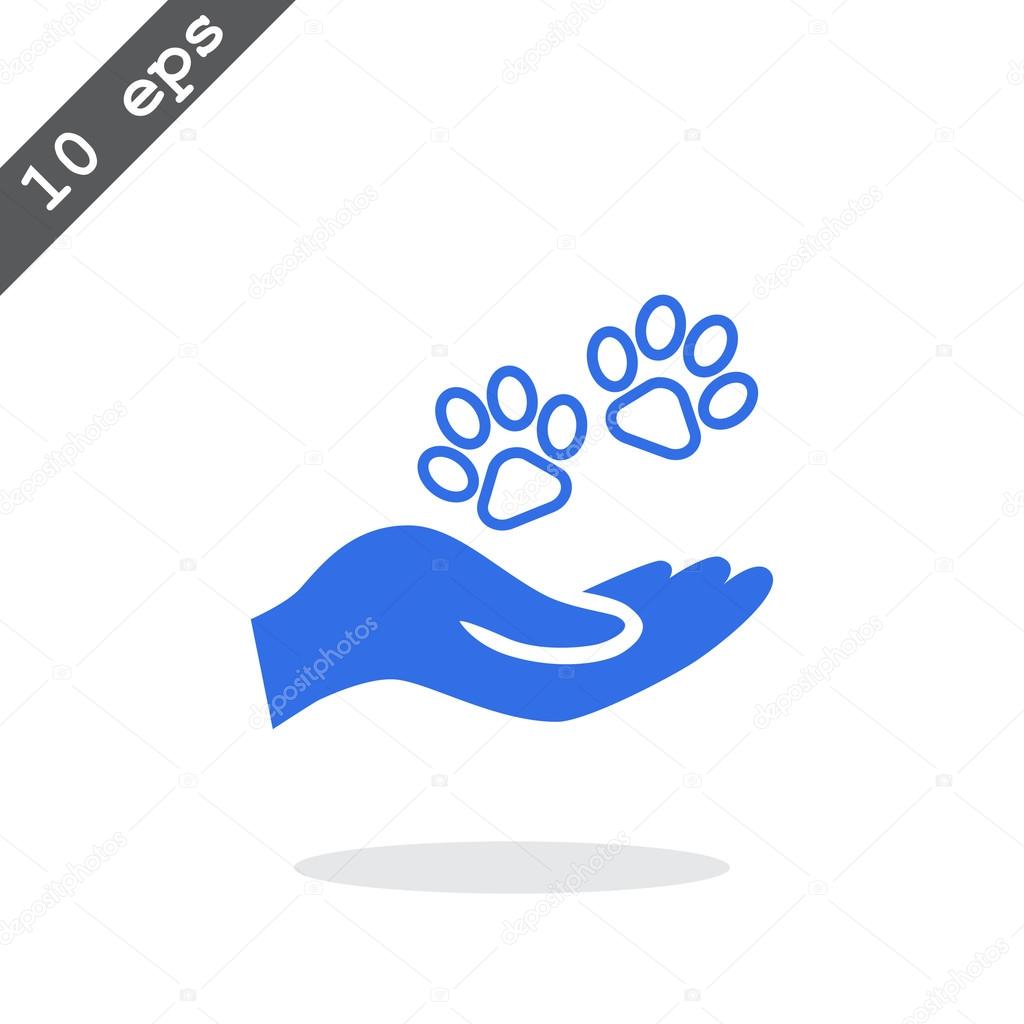 Shelter pet sign icon.