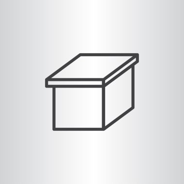 paket karton kutu simgesi