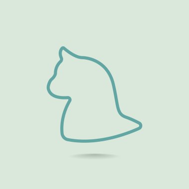 kedi evde beslenen hayvan simgesi