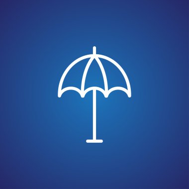 Plaj şemsiye simgesi