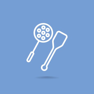  kaşık ve spatula simgesi