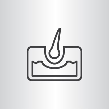 insan saçı simgesi 