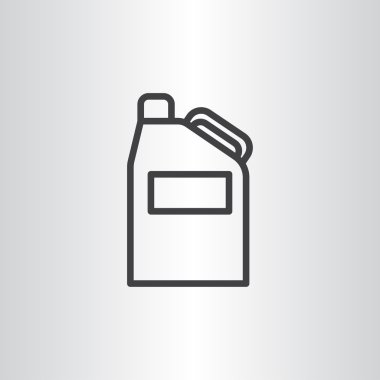 Bidon petrol simgesiyle