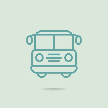 okul servisi simgesi