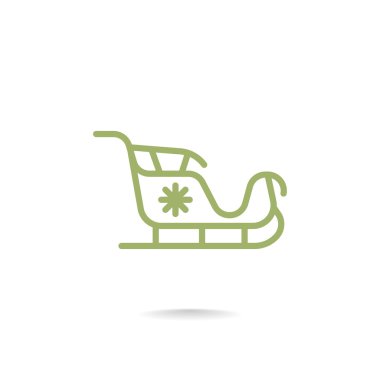 Noel Baba kızağı simgesi