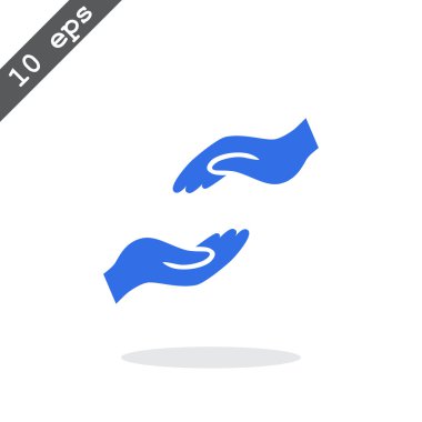 Yardım eller simgesini