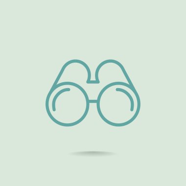 Gözleri dürbün simgesi