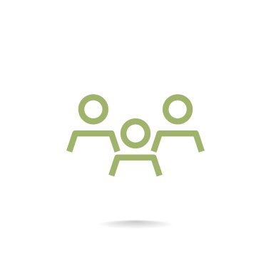 Grup insanların web simgesi