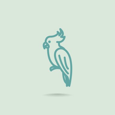 Papağan kuş simgesi