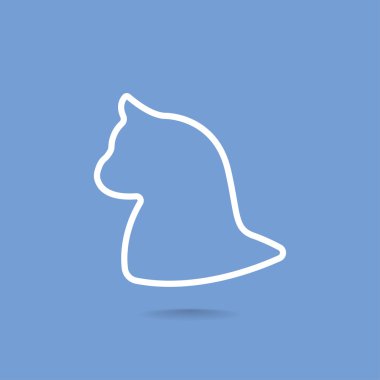 kedi evde beslenen hayvan simgesi