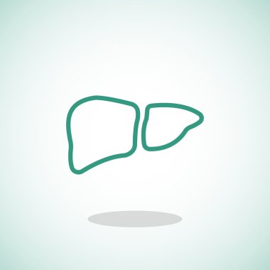  karaciğer organ simgesi