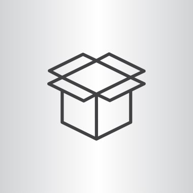 paket karton kutu simgesi