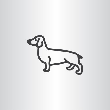 Dachshund köpek simgesi