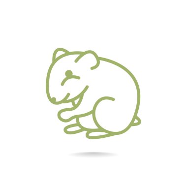 Çizgi film hamster simgesi