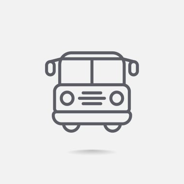 okul servisi simgesi