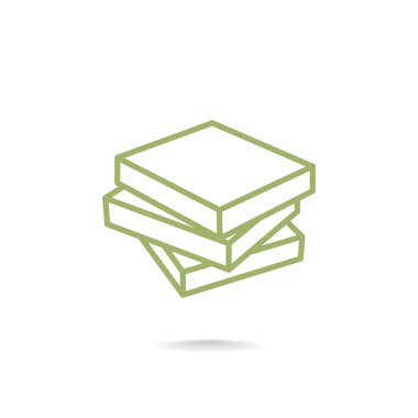 Kitaplar eğitim simgesi