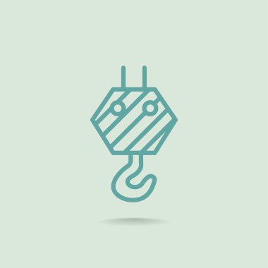 Yapı vinci kancası simgesi