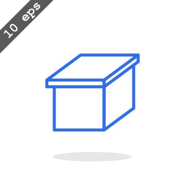 paket karton kutu simgesi