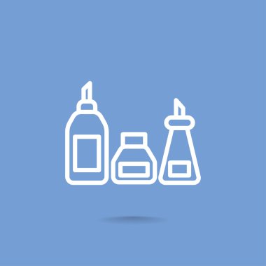 mutfak şişe set simgesi  