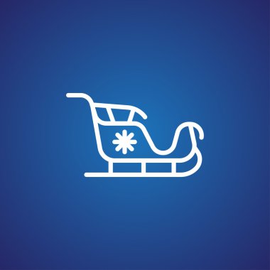 Noel Baba kızağı simgesi