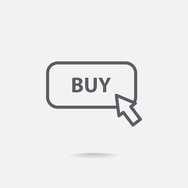 Buy now button icon — Stock Vector
