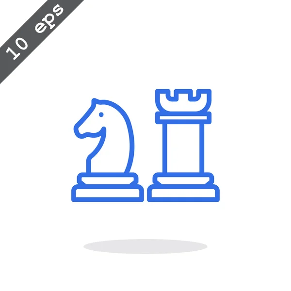 Chess game icon — Stock Vector