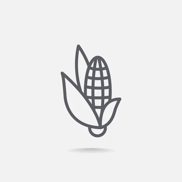 Corn cob icon — Stock Vector