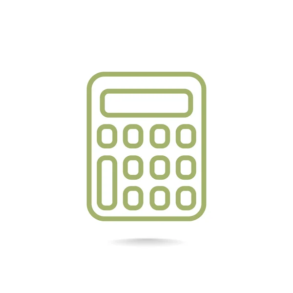 Financiën calculatorpictogram — Stockvector