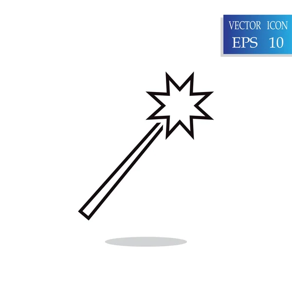 Magic wand icon — Stock Vector