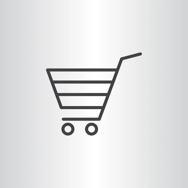 Shopping cart icon — Stock Vector