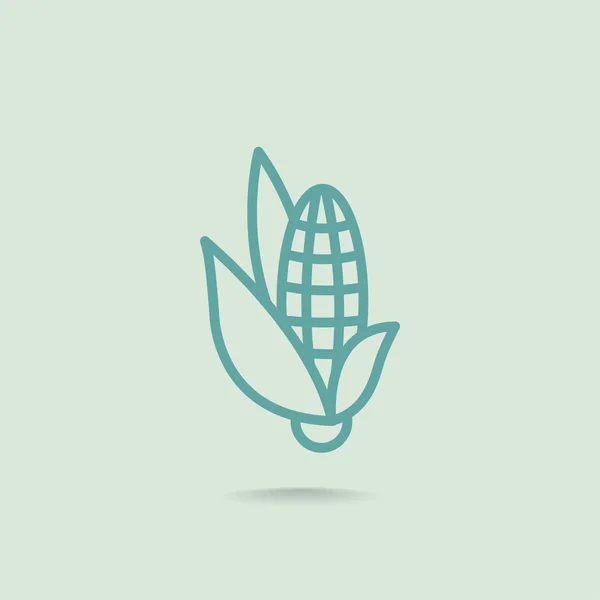 Mazorca de maíz icono — Archivo Imágenes Vectoriales