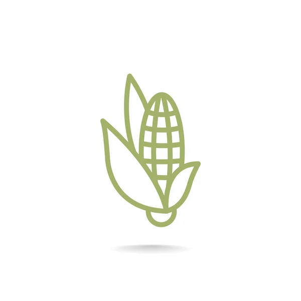 Corn cob icon — Stock Vector