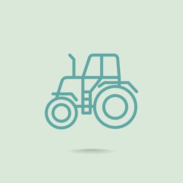 Agricultural tractor icon — Stock Vector