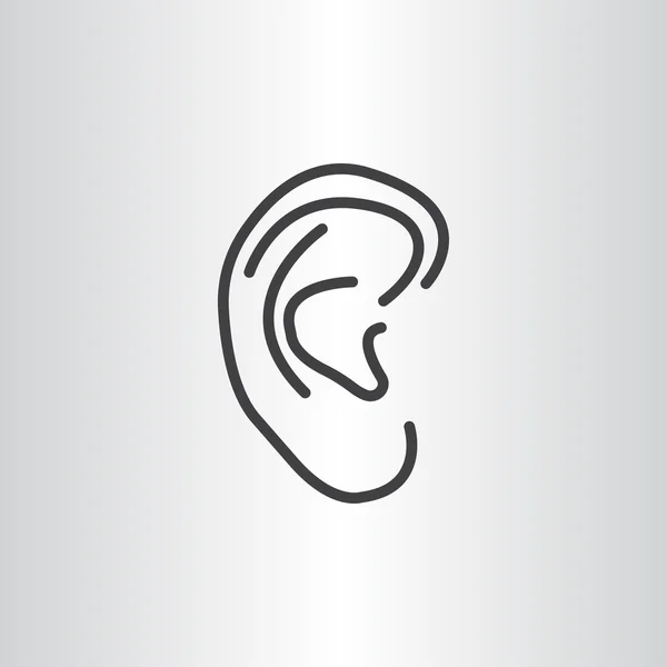 Ушная икона — стоковый вектор