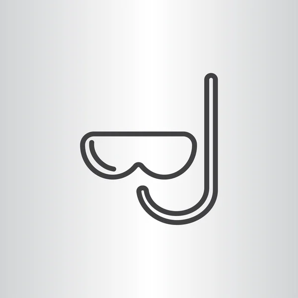 Icono de herramientas de buceo — Vector de stock