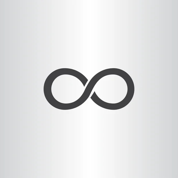 Icono de signo infinito — Vector de stock