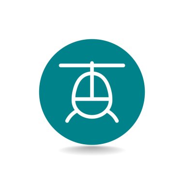 Helikopter uçak simgesi