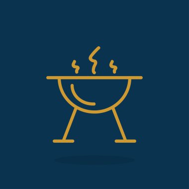 mangal barbekü simgesi