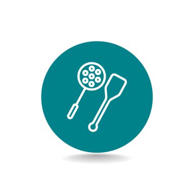  kaşık ve spatula simgesi