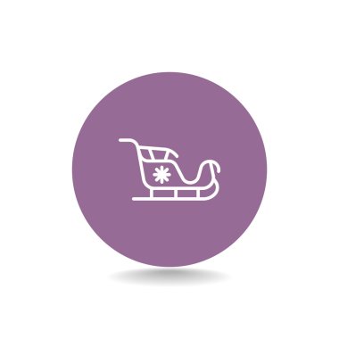 Noel Baba kızağı simgesi