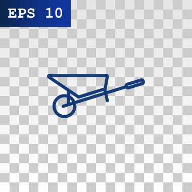 metal el arabası simgesi