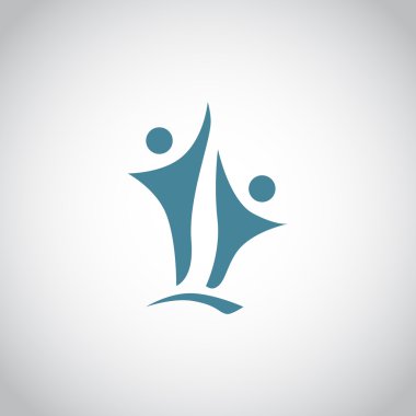 İki insan siluetleri