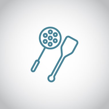  kaşık ve spatula simgesi