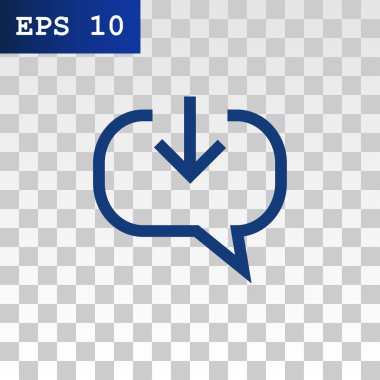 yorum aldı, sohbet simgesi